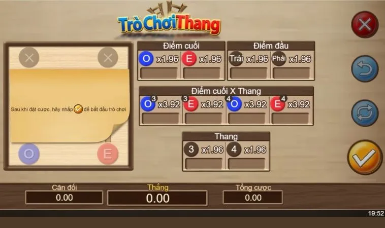 Giao diện chơi game nhanh tại Kuwin