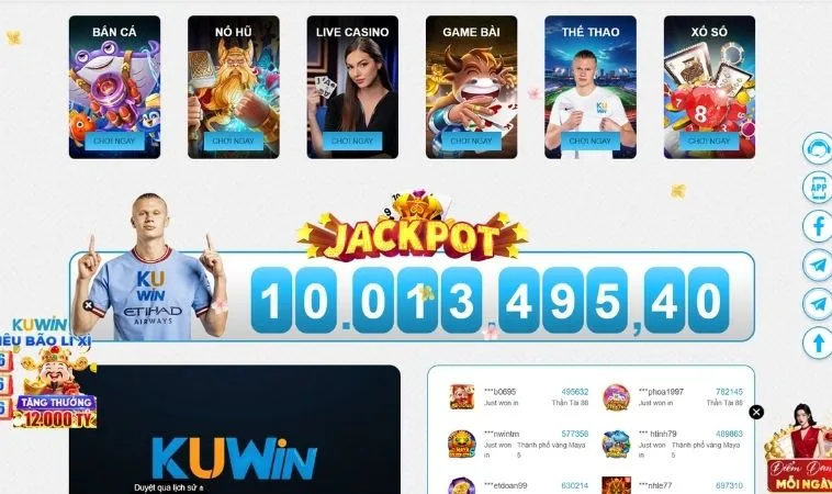 Đa dạng các thể loại game tại Kuwin