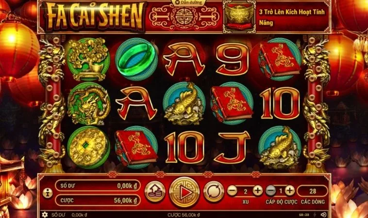 Giao diện chơi Nổ Hũ Thần Tài Tại KuWin